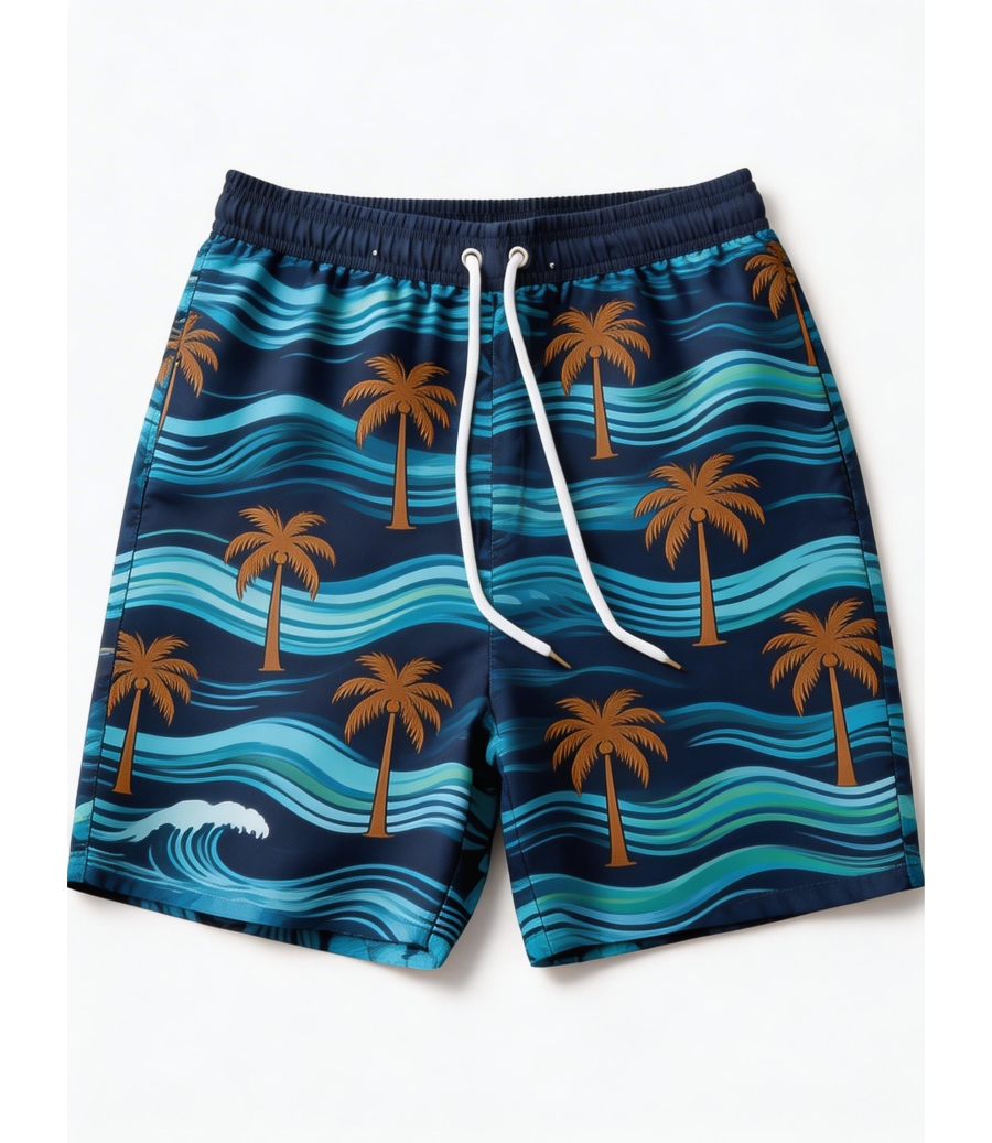 RTX Coconut Palm Print Board Shorts